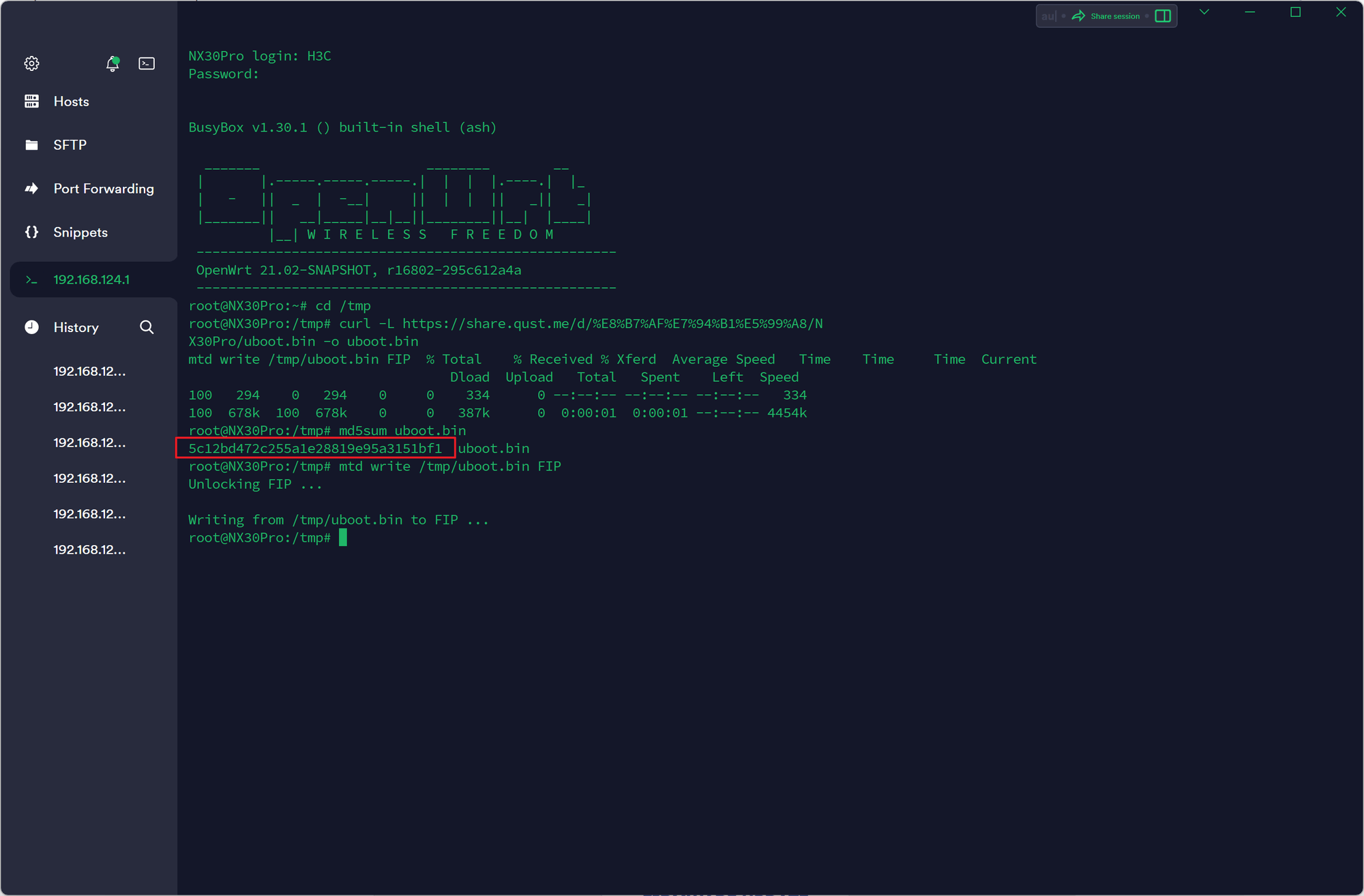 新华三H3C NX30Pro 路由器刷 openwrt 教程