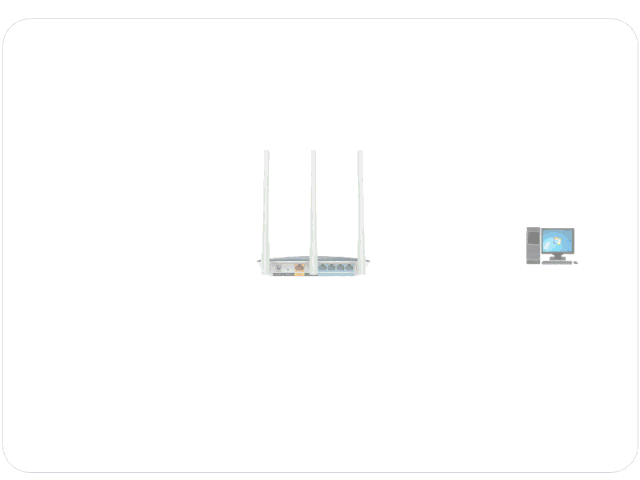路由器和上网线路连接方法(动图演示)