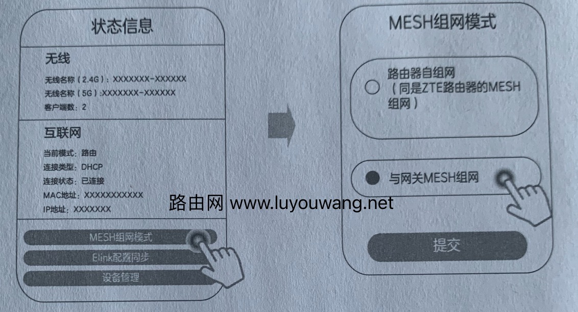 ZTE中兴路由器MESH组网教程