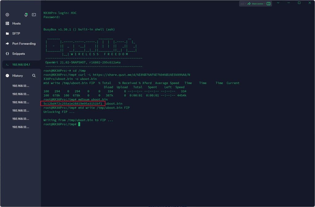 新华三H3C NX30Pro 路由器刷 openwrt 教程